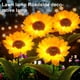 thumbnail image 5 of Bearachild Luces solares Helianthus Annuus Lámpara de cabeza única artificial Iluminación de jardín a prueba de agua LED Luz solar Camino de escalera de Iluminación y accesorios Bearachild HA073128-00, 5 of 6