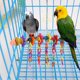 thumbnail image 5 of Juguete de madera para loros, jaula para pájaros mediana y grande, juguete para loros, uso práctico, 5 of 8
