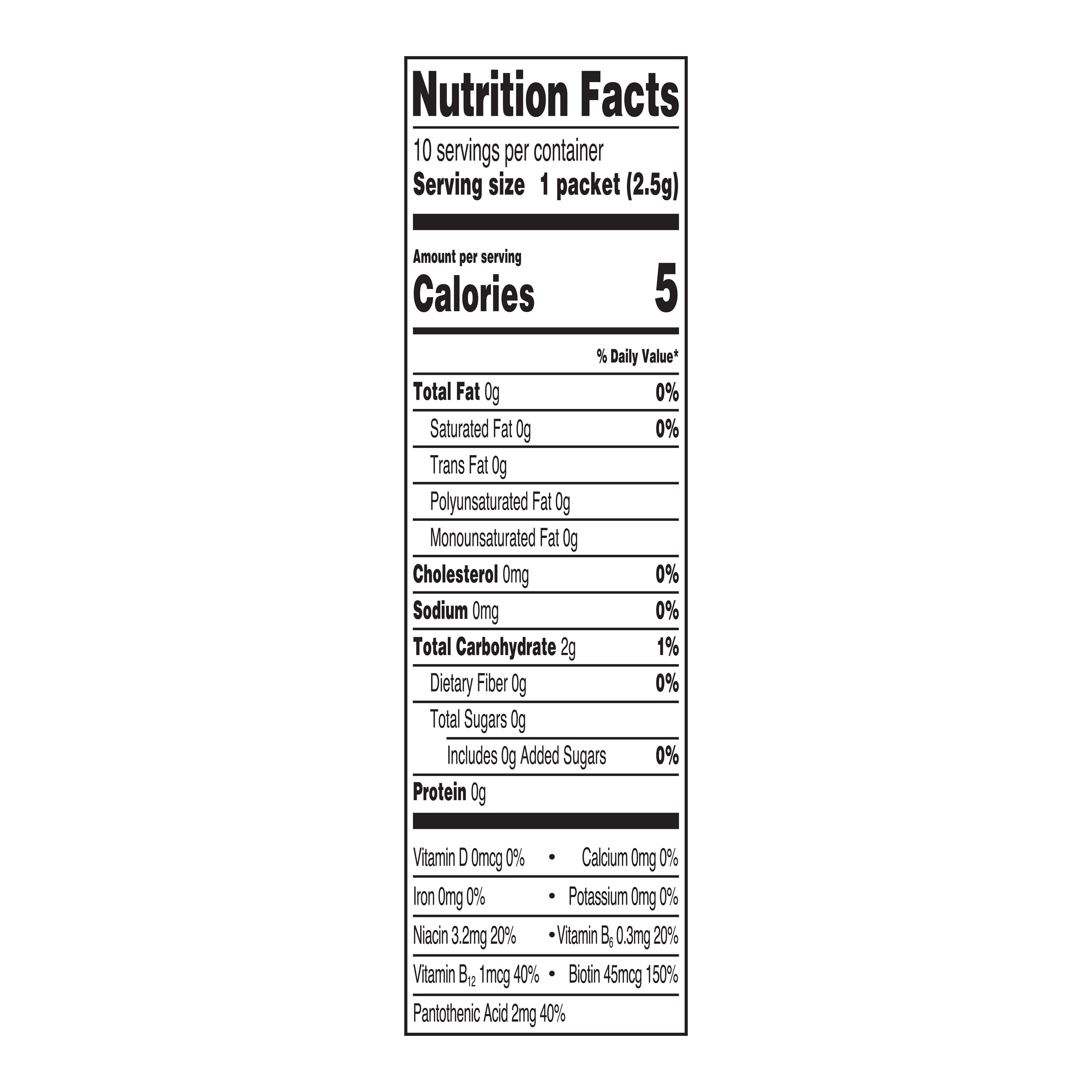 (12 pack) Great Value Sugar-Free Dragon Fruit Drink Mix, 10 Packets, 0.08 oz Each