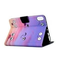 thumbnail image 4 of SaniMore Case for iPad 10th Generation 10.9" 2022, Auto Wake/Sleep Card Holder Stand Dual Angle PU Leather Surface Soft TPU Back Color Painting Magnetic Protective Case for iPad 2022, Expressions, 4 of 10