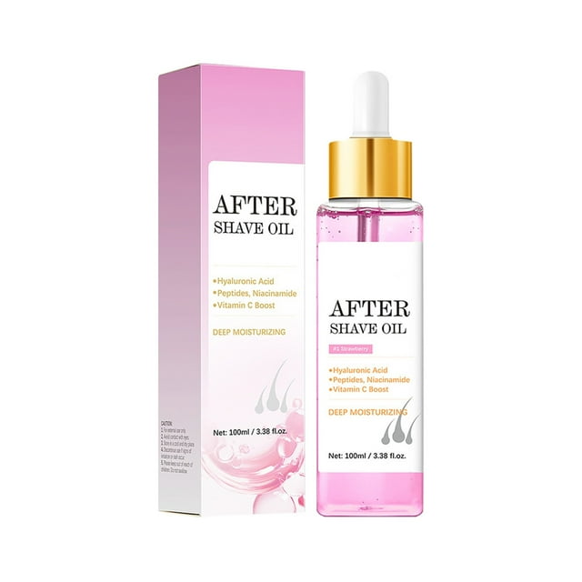 Shaving Solution Hair Removal Oil Soothing Moisturizer for All Skin Types Ideal for Post-Shave Absorbs Quickly Eases Discomfort 100ml