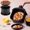 thumbnail image 2 of Air Fryer Accessories 7 Inch, 5PCS General Air Fryers Accessory with Silicone Pot Non-Stick BPA-Free, 2 of 5