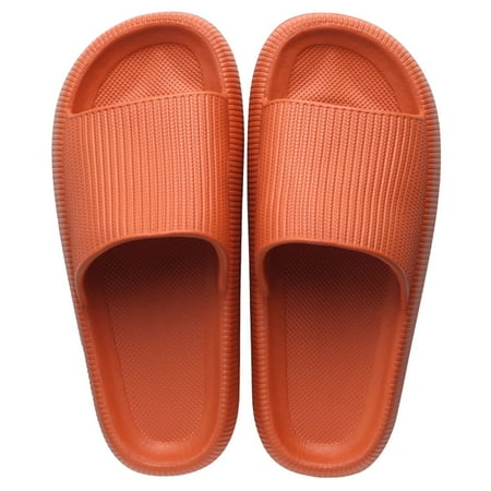 

Monyance Bathing Slippers Orange Massaging Pillow Slippers - Non-Slip & Quick Drying(10.24X3.54X1.57Inches)