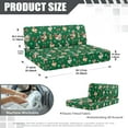 thumbnail image 7 of XYZCANDO Christmas Rooster RV Dinette Cushion Covers, Outdoor RV Sofa Covers Washable Furniture Protection Jacquard Stretchable Camper Cushion Covers with 1 Backrest Cover & 1 Bench Cover, 7 of 7