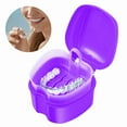thumbnail image 6 of Awwp Purple Denture Box*1 Denture Bath Case Cup Box Holder Storage Soak Container with Strainer Basket for Travel Cleaning, Clear Out Stock!, 6 of 6