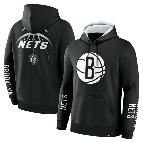 Men's Fanatics Black Brooklyn Nets Legacy Guard Pullover Hoodie