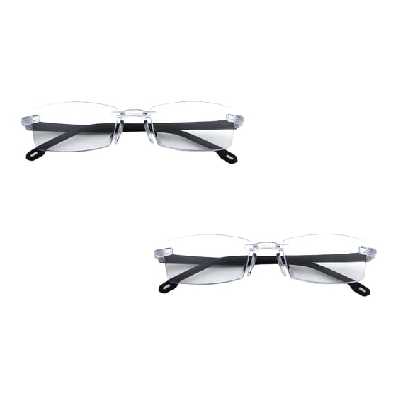 HBMYN 2Pcs Smart Glasses with Auto Focus Auto Reading Glasses for Men and Women Near and Far Blue Light Adjustable Reading Glasses