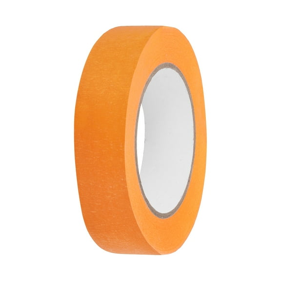 1-3/16" x 54.5 Yard Colorful Masking Tape Crepe Paper Masking Tape, Orange