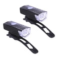 thumbnail image 1 of 2x Luz de Recargable USB, Tiempo de Ejecución 3 de tiempo de tiempo de Delanteros Súper LED, 3 Modos de lámpara para Las s, Mont, 1 of 9