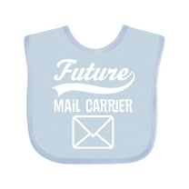 Inktastic Mail Carrier Future Job Boys or Girls Baby Bib