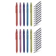 thumbnail image 2 of Thinsony 5pack/lot Quick Dry Ink Pens Durable Ink Comfortable Grip Retractable Gel 2Set, 2 of 6