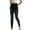 Black, variant on Dyfzdhu Leggings for Women Stripe Print Imitation Denim Tights Stretch Hip Lifting Slim Yoga Pants Black