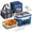 Blue, variant on COLIKES Cordless Heated Lunch Box for Men 5.5 Cups, Electric Battery Powered, Self Heating, Portable Food Warmer with Bag For Worker Adults, Blue