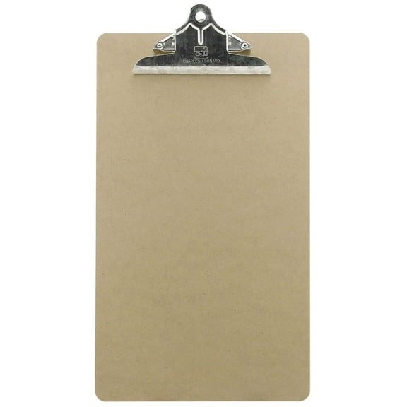 CHL89244 - Masonite Clipboard, Legal Size 9" x 15.5" by Charles Leonard
