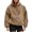 Khaki, variant on felwors Women's Dog Carrier Hoodie Oversized Fleece Pet Pouch Sweatshirt Kangaroo Pocket Long Sleeve Drawstring Holder Khaki for Size XXXXXL