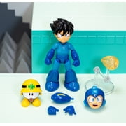 Mega Man Wave 3 Mega Man Action Figure with Neo Metal Figure – 1:12 Deluxe Scale – 6 Tall, Fully Articulated, Collector Packaging