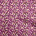 thumbnail image 1 of oneOone Cotton Poplin Purple Fabric Abstract Floral Sewing Material Print Fabric By The Yard 42 Inch Wide, 1 of 4