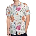 thumbnail image 4 of High Quality Hawaiian Shirts for Men Short Sleeve Aloha Beach Shirt Floral Summer Casual Button Down Shirts Blouses O29HQI, 4 of 7