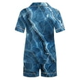 thumbnail image 7 of ZHUGeLI Cute Satin Pajamas for Big/Tween Girls Silk Button Down Short Sleeve & Pants PJS Clothes Nighty Size 2-12Years, 7 of 7