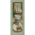 thumbnail image 3 of Olson, Charlene 12x24 Black Modern Framed Museum Art Print Titled - Bain de Blue II, 3 of 5