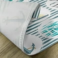 thumbnail image 5 of Ambesonne Nautical Place Mats Set of 4, Marine Collage, Standard Size, White Red Blue, 5 of 6