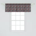 thumbnail image 2 of Ambesonne Hipster Window Valance, Music Theme Instruments, 54" X 18", Multicolor, 2 of 3