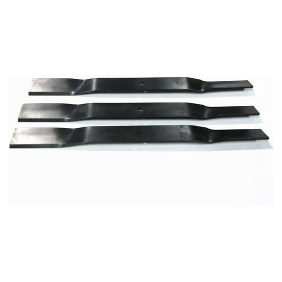 King Kutter Mower Blades - 3 Pack 72" 502324 Replacement Blades for RFM72 Finish Mowers - 24" High Lift Blades - 1/2" Center Hole