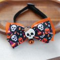 thumbnail image 6 of Colorful Dog Collar with Bell Bow Tie | Engaging Halloween for Pets | Great Holiday Pet Dog Supplies Accessory, 6 of 9