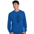 thumbnail image 5 of Dual Whales Compass Spirit Animal Long Sleeve TShirt Men Women Brisco Brands M, 5 of 6