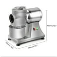 thumbnail image 2 of Fichiouy Electric Cheese Grater Commercial Cheese Slicer Grater Grinder 0.75HP/550W 88lb/hour, 2 of 12