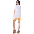 thumbnail image 2 of HAPPY BAY Women's Chiffon Summer Beach Open Front Holiday Kimono Beachwear Duster Cardigans for Women XL-XXL Ice Yellow_AB739, 2 of 4