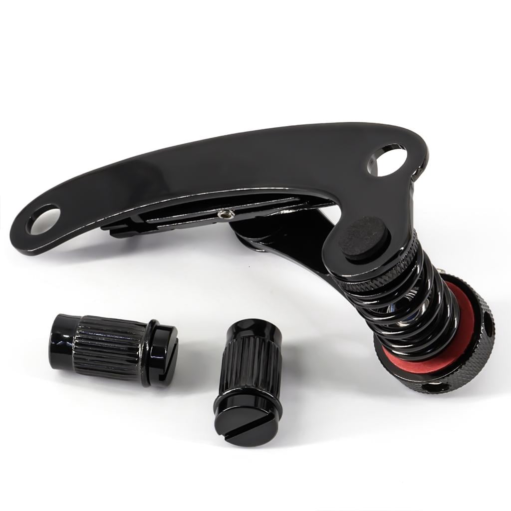 Yihuala Guitar Bridge Pull Plate Guitar Bridge Stop Rod Tailpiece Electric Guitar Tremolo Bridge Guitar Replacement Parts