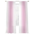 thumbnail image 6 of Pink Ombre Sheer Curtains for Living Room Bedroom Farmhouse Modern Art Sheer Curtains 84 Inch Long 2 Panels Set Light Filtering Curtain Window Treatments Drapes for Dining Room, 6 of 6