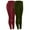 Burgundy/Olive Green, variant on Wyobmus 2 Pack Leggings With Cellphone Pockets for Women High Waisted Tummy Control Soft Stretchy Workout Pilates Yoga Pants Burgundy/Olive Green