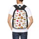 thumbnail image 4 of Disketp Fast Food Mochila Minimalista de Gran Capacidad, Mochila de Viaje para Escuela, Trabajo o Uso Diario, 4 of 6