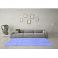 thumbnail image 3 of Ahgly Company Indoor Rectangle Abstract Blue Modern Area Rugs, 2' x 5', 3 of 4