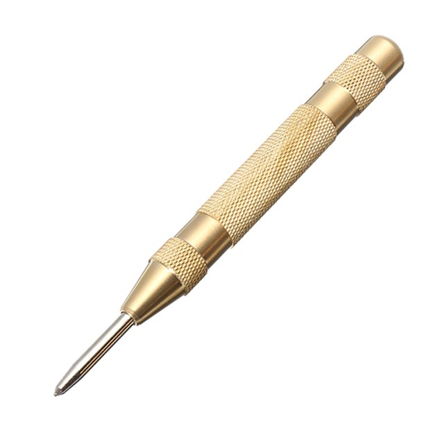TFixol Automatic Center Pin Punch Strike Spring Loaded Marking Starting Holes Tool