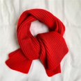 thumbnail image 1 of Bufanda corta de lana de Color puro para mujer, bufanda de punto para estudiantes y adultos, coreana, mantiene el calor en el exterior, moda de invierno Fivean unisex, 1 of 2