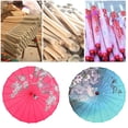 thumbnail image 4 of Giaone Elegant Orientals Parasols with Bambooes Frame Oiled Paper Umbrellas for Weddings and Chinese Oiled Paper Parasols Bambooes Silk Umbrellas for Dance and Decoration, 4 of 8