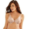 thumbnail image 2 of Women's Lilyette 0904 Plunge Into Comfort Keyhole Minimizer Bra (Urbanite Texture Print 42DDD), 2 of 2