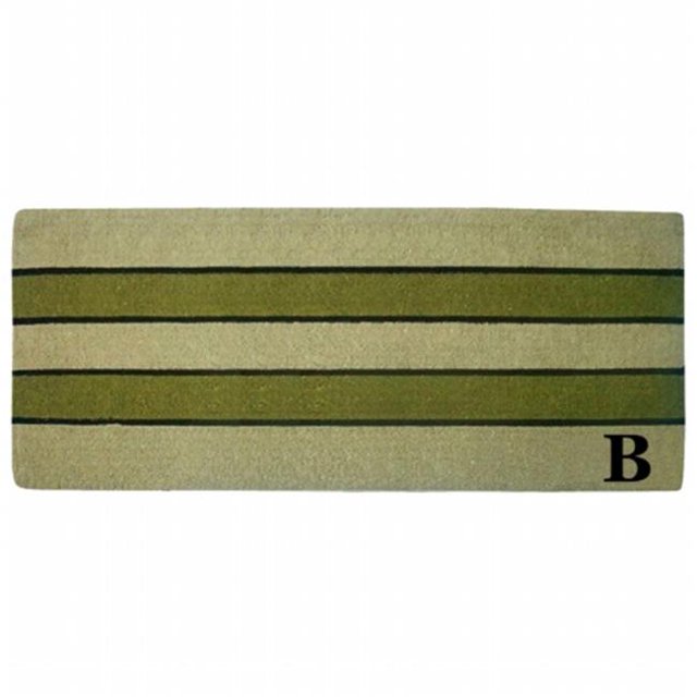Nedia Home 9374745B 24 x 57 Po Pistache de Coco Robuste Monogrammé B
