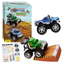 Creativity for Kids Monster Trucks Craft Kit: Customize 2 Monster Trucks, Boy Toys and Crafts for Kids Ages 5-8 