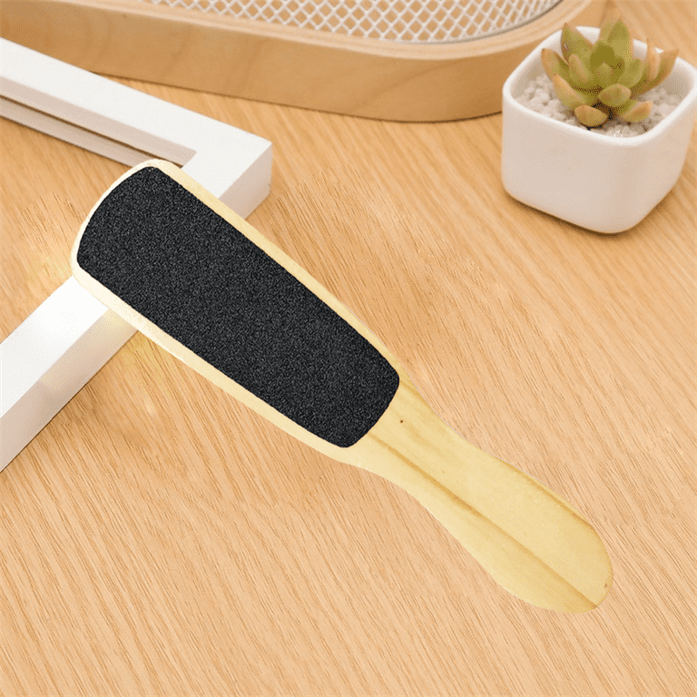 Pedicure Tools For Dead Skin Callus Remover Double Sided Wooden Scrubber