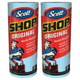 thumbnail image 4 of 75130 Scott Single Rolls Blue Shop Towels Disposable 55 Sheets Pack 110 Total Paper Towels (2 PACK BUNDLE) Professional DIY Oil Absorbent Wipes 39.5 Sq Feet a Roll, 4 of 5