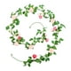 thumbnail image 2 of Guirnalda de rosas artificiales, flores de enredadera realistas, suministros de bricolaje, decoración de bodas, 2 of 9