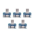 thumbnail image 4 of Adaptateur USB, 5 Pcs Adaptateur USB pour Mini Port Maison, 4 of 8