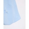 thumbnail image 6 of IBTOM CASTLE Girls' Bow Spaghetti Strap Dress - Adjustable A-Line Bubble Hem Party Dress for Summer Birthday Party School Blue, 6 of 7