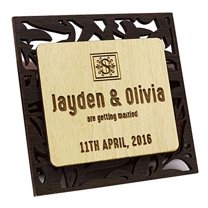 Personalized Save The Date Wooden Engraved Magnets 10 Rustic Wedding Announcement Idea