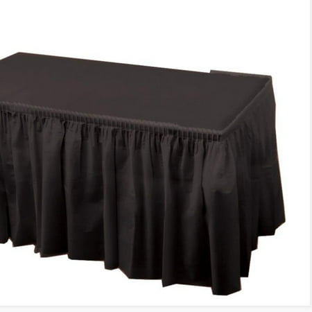 

Waterproof Oilproof Tablecloth Reusable Table Skirt Rectangle Disposable Table Cover for Party Wedding Banquet Black Table Cloth Table Skirt