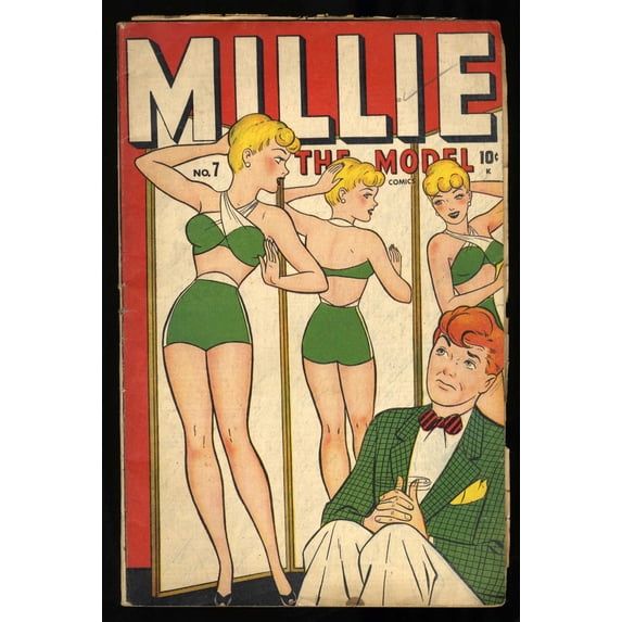 Millie the Model #7 VG+ 4.5 Golden Age! Comic Book